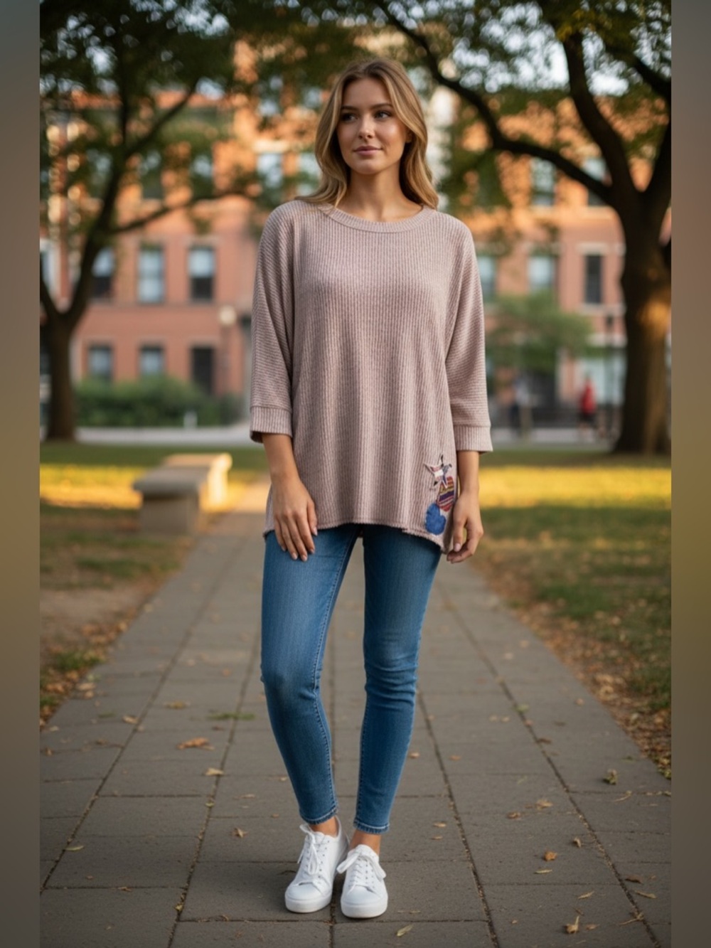 BKE oversized blouse top